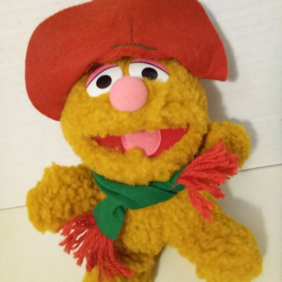 Vintage 1987 Muppet Babies Fozzie Bear Christmas Plush 9" - Picture 4 of 10